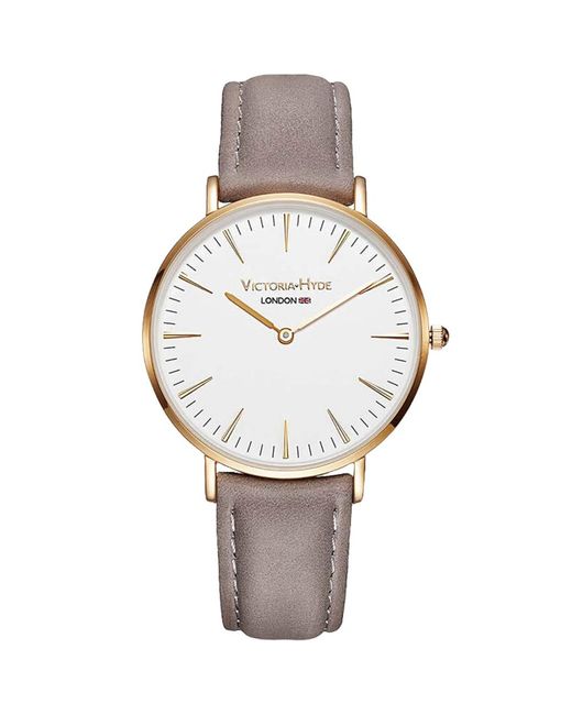 Victoria Hyde London Metallic Watch Southfields Modern, Stainless Steel