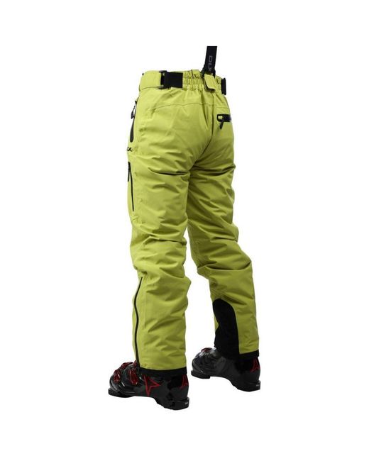 Trespass Green Kristoff Ii Ski Trousers (Lime Zest) for men