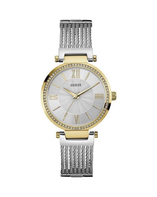 Guess Metallic W0638L7 Soho Quartz Crystal Dial Ladies Watch
