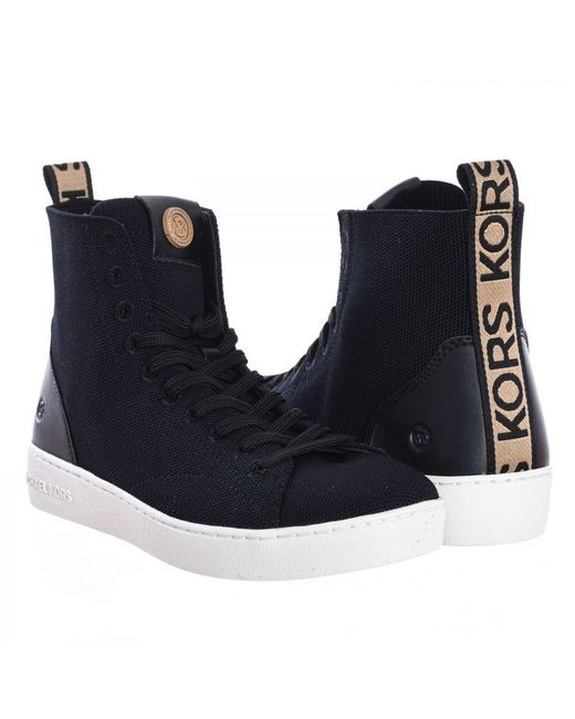 Michael Kors Blue Evy High-Top Sneaker T2Nvfs2D