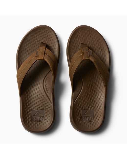 Reef Brown Cshn Phantom Toe-Post Sandals for men