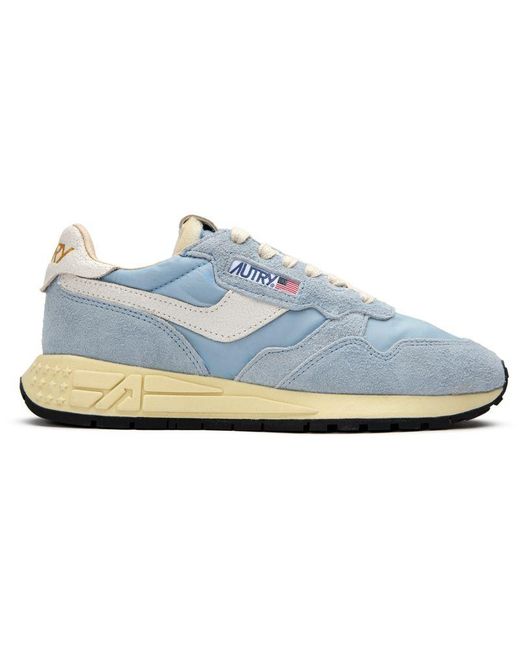 Autry Blue Reelwind Low Trainers