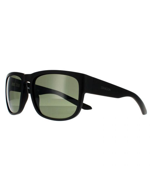 Dragon Green Square Matte G15 Sunglasses for men