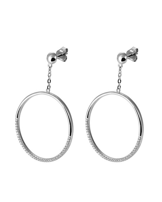 Orphelia Metallic 'Bliss' 925 Sterling Drop Earrings