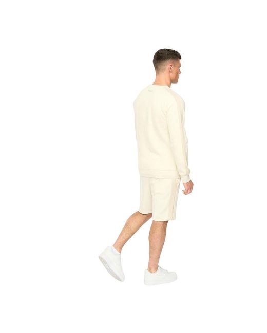 Crosshatch Natural Cresswill Sweatshirt (Neutral) for men