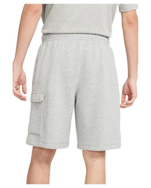 Nike Gray Club Cargo Shorts for men