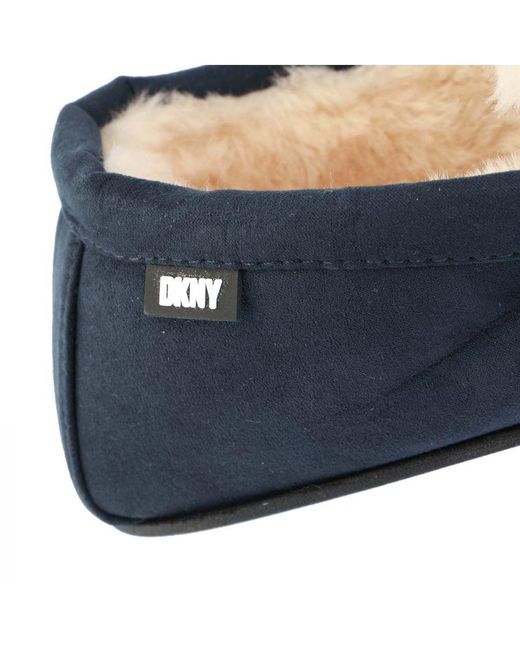 DKNY Blue Moccasin Slipper for men