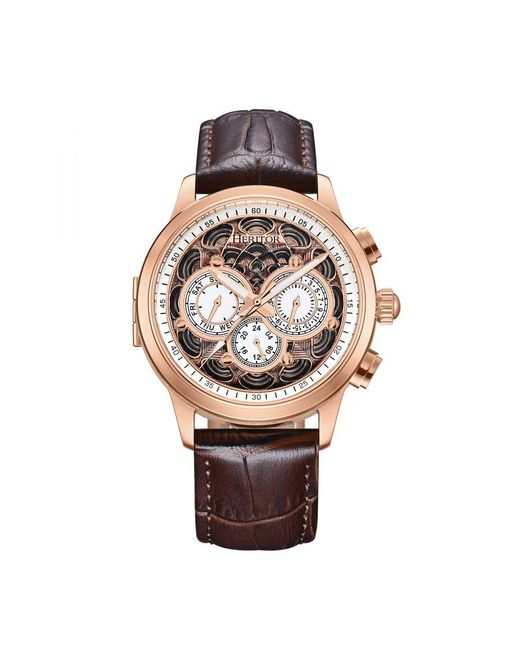 Heritor Multicolor Apostle Vitreous Enamel Dial Watch for men