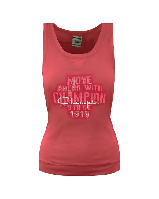 Champion Red Heritage Fit Tank Top