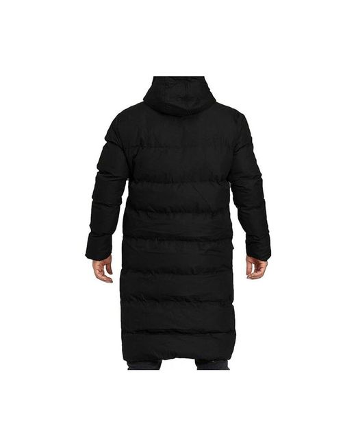 Soulstar Blue Longline Hooded Puffer Parka Jacket for men