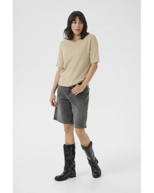 Kaffe Natural Strickpullover Kalizza Regular Fit