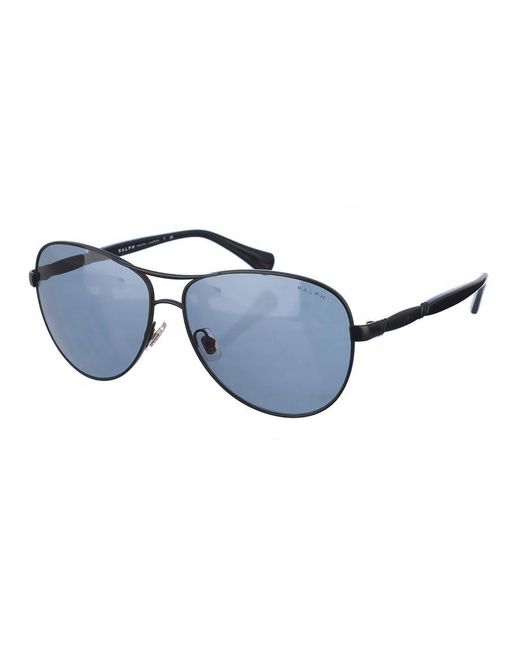 Ralph Lauren Blue Metal Sunglasses With Oval Shape Ra411731808759