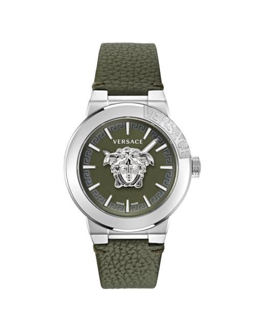 Versace Metallic Medusa Infinite Gent Watch Ve7E00123 Leather (Archived) for men