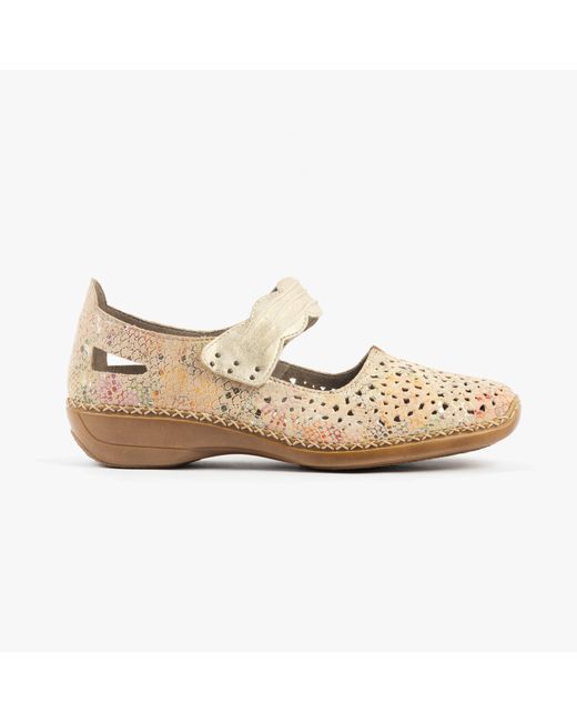 Rieker White 41399-92 Shoes Multi