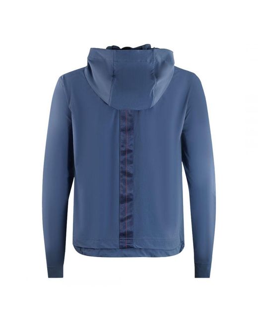 Parajumpers Blue Hotaru Velvet Morning Pull-Over Thin Jacket