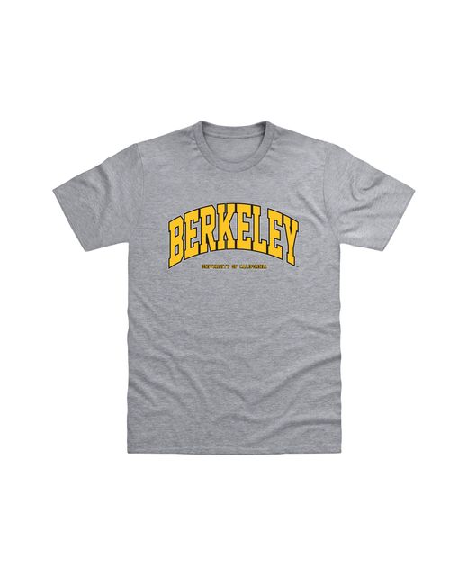Park Fields Gray Berkeley University Of California Arch Heather T-Shirt Cotton