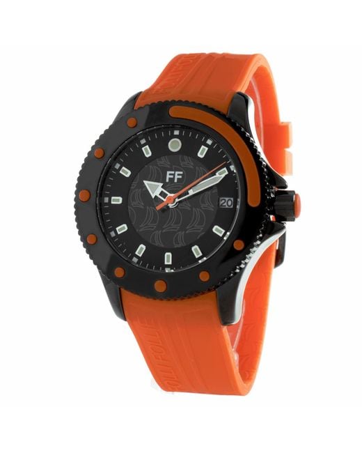 Folli Follie Orange Watch Quartz Stainless Steel for men