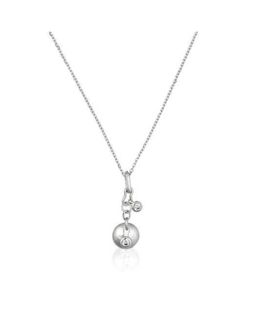 Orphelia Metallic 925 Sterling Chain With Pendant