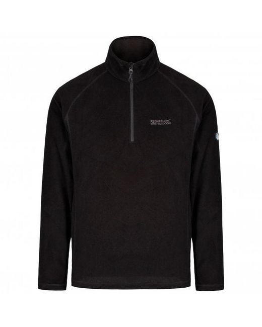 Regatta Black Great Outdoors Montes Funnel Neck Fleece Jumper for men