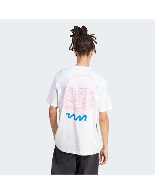 Adidas Originals White Tee for men