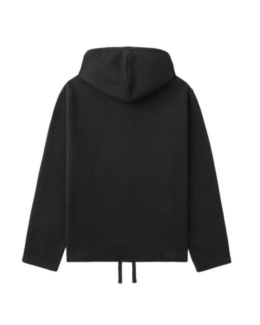 Fred Perry Black Hooded Smock Night Sweater for men