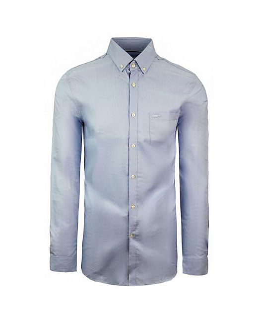 Lacoste Blue Regular Fit Shirt Cotton for men