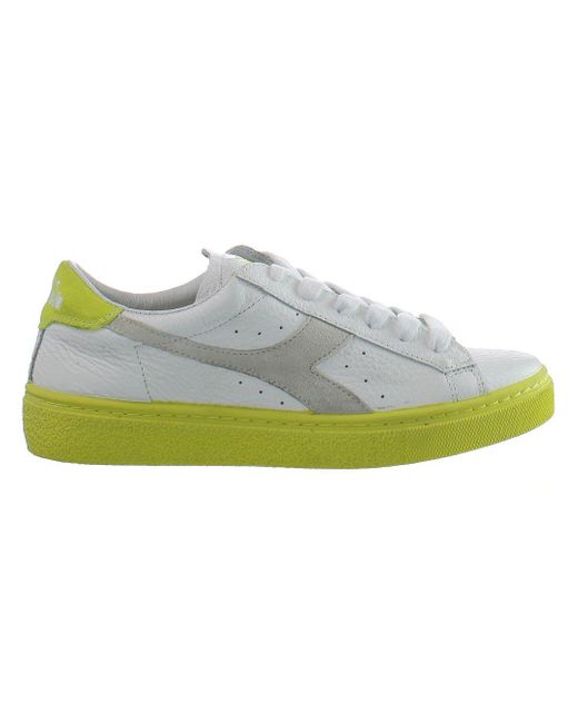 Diadora Green Montecarlo H Color Block /Tellow Trainers