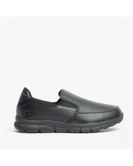 Skechers Black Nampa Annod Ladies Anti-Slip Trainers