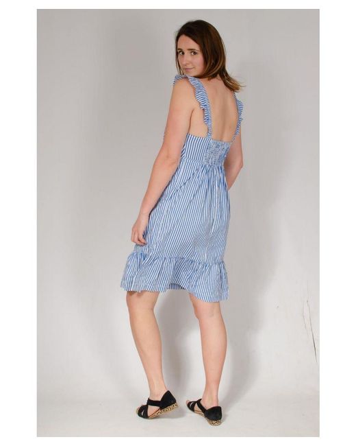 Secret Label Blue Striped Sun Dress