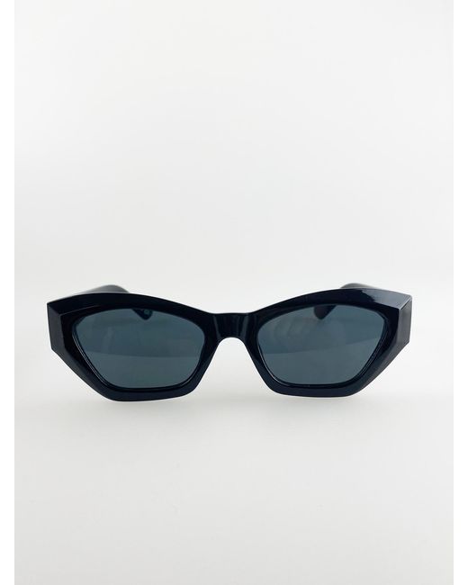 SVNX Blue Angular Cat-Eye Sunglasses