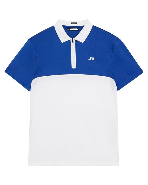 J.Lindeberg Blue J Kohen Polo Short Sleeve Regular Fit Shirt for men