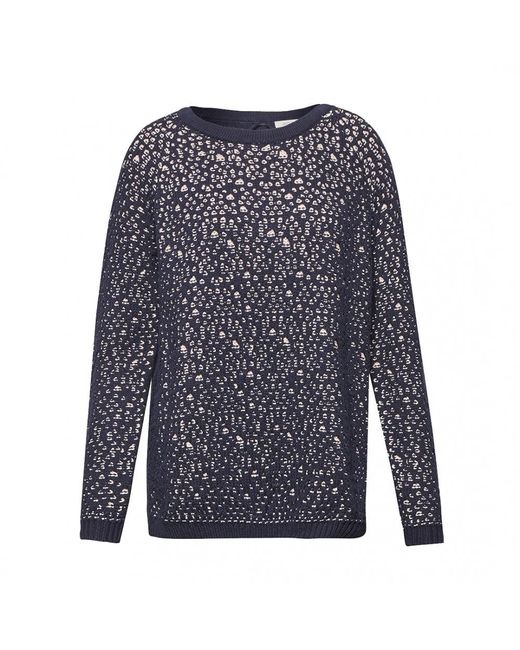 Great Plains FCUK Blue Eloise Round Neck Jumper
