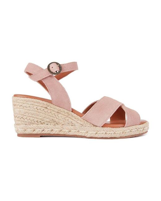 Barbour Pink Emily Sandals