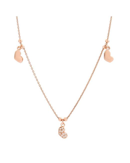 Orphelia White 'Elisa' 925 Sterling Set: Chain + Bracelet + Earrings
