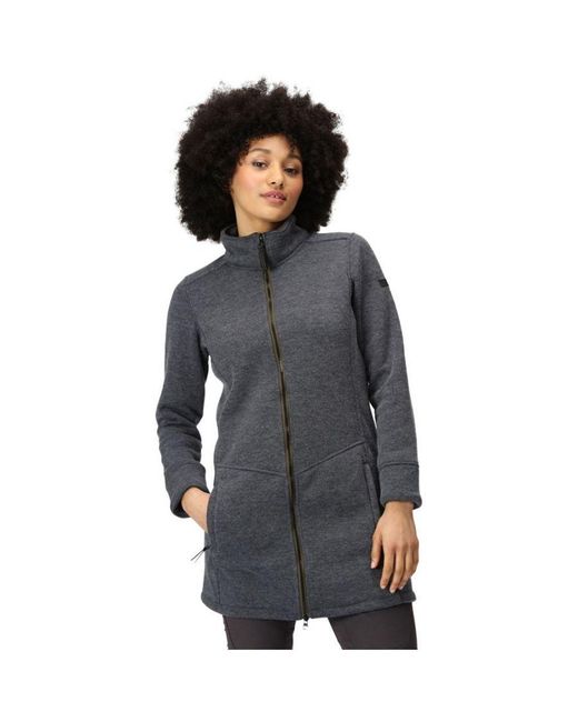 Regatta Gray Anderby Full Zip Longline Fleece Jacket