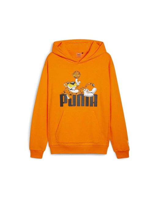 PUMA Orange Hoops X Cheetos Hoodie for men