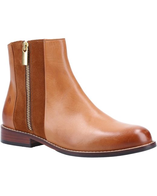 Hush Puppies Brown Frances Memory Foam Ankle Boot