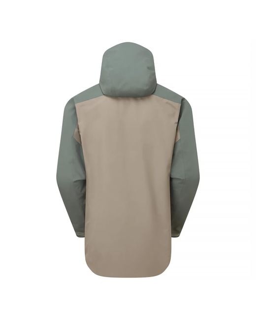 Sprayway Gray Waterproof Gore-Tex Hooded Hiking Jacket Rain Shell Coat for men