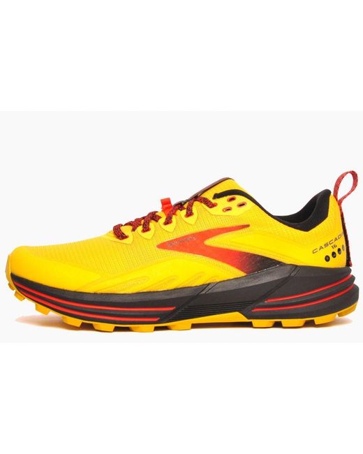 Brooks Yellow Cascadia 16 All Terrain Trail for men