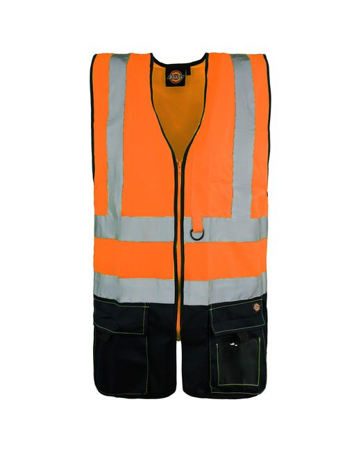 Dickies Orange Two Tone Hi-Vis Vest for men