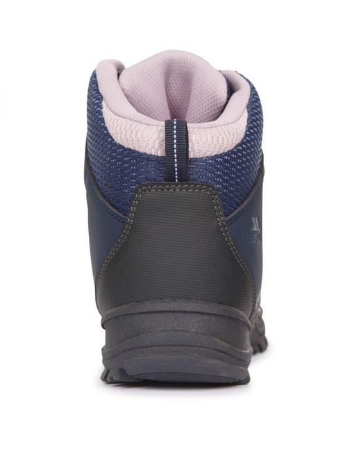 Trespass Blue Ladies Mitzi Waterproof Walking Boots Textile