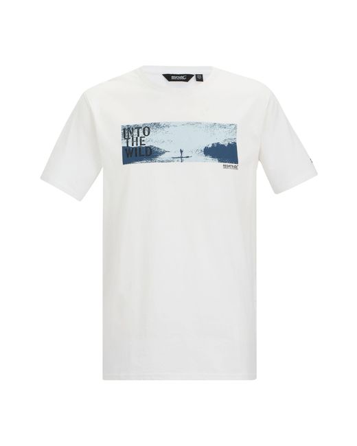 Regatta White Cline Ix Outdoor Wild T-Shirt for men