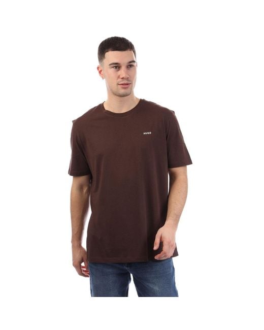 HUGO Brown 99 T Shirt for men