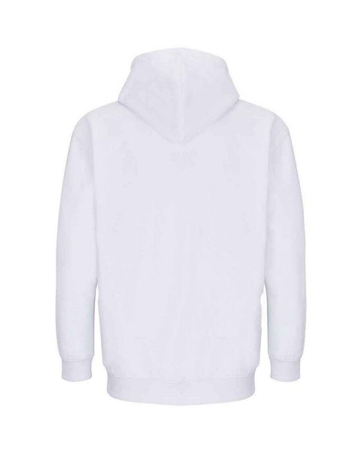 Sol's White Adult Carter Full Zip Hoodie