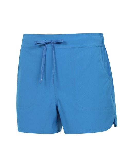 Mountain Warehouse Blue Boardshorts Uv Protection Quick Dry Summer Swimming Trunks