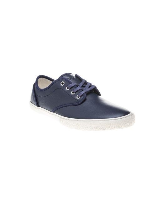 Polo Ralph Lauren Blue Ethan Lace Trainers Leather for men