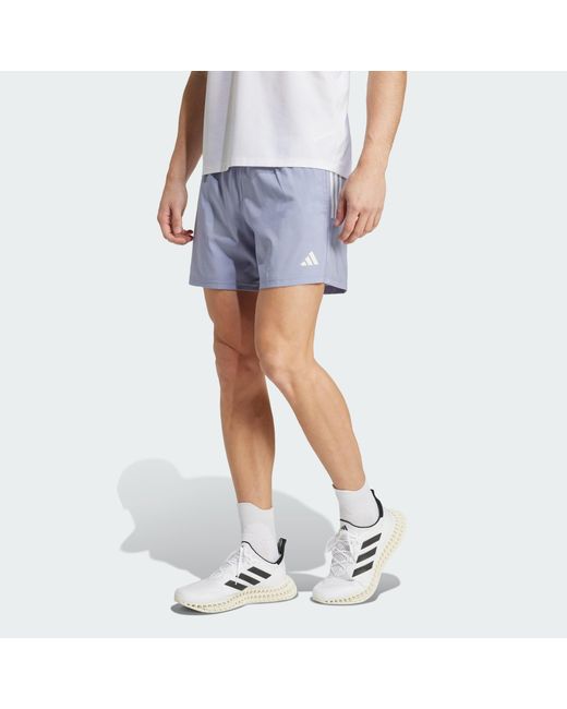Adidas Originals Blue Own The Run Shorts for men