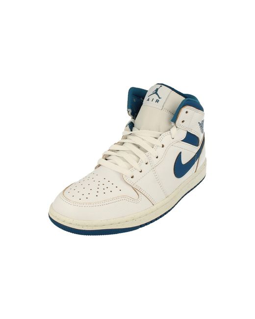 Nike Black Air Jordan 1 Mid Se Trainers for men