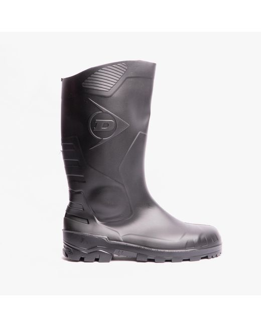 Dunlop Gray Devon Steel Safety Wellington Boots