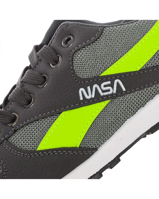 NASA Green Csk14 High Style Lace-Up Sports Shoes for men